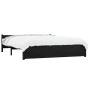 Schwarzer Massivholzbettrahmen 140x190 cm von vidaXL, Betten und Lattenroste - Ref: Foro24-815028, Preis: 163,65 €, Rabatt: %