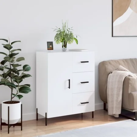 Hochglanzweißes Sperrholz-Sideboard 69,5 x 34 x 90 cm von vidaXL, Sideboards - Ref: Foro24-827926, Preis: 111,38 €, Rabatt: %