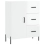 Hochglanzweißes Sperrholz-Sideboard 69,5 x 34 x 90 cm von vidaXL, Sideboards - Ref: Foro24-827926, Preis: 112,77 €, Rabatt: %