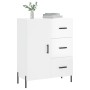 Hochglanzweißes Sperrholz-Sideboard 69,5 x 34 x 90 cm von vidaXL, Sideboards - Ref: Foro24-827926, Preis: 112,77 €, Rabatt: %