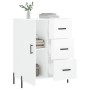 Hochglanzweißes Sperrholz-Sideboard 69,5 x 34 x 90 cm von vidaXL, Sideboards - Ref: Foro24-827926, Preis: 112,77 €, Rabatt: %
