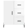 Hochglanzweißes Sperrholz-Sideboard 69,5 x 34 x 90 cm von vidaXL, Sideboards - Ref: Foro24-827926, Preis: 111,38 €, Rabatt: %