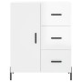 Hochglanzweißes Sperrholz-Sideboard 69,5 x 34 x 90 cm von vidaXL, Sideboards - Ref: Foro24-827926, Preis: 112,77 €, Rabatt: %
