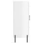 Aparador de madera contrachapada blanco brillante 69,5x34x90 cm de vidaXL, Aparadores - Ref: Foro24-827926, Precio: 112,69 €,...