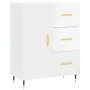 Hochglanzweißes Sperrholz-Sideboard 69,5 x 34 x 90 cm von vidaXL, Sideboards - Ref: Foro24-827894, Preis: 82,16 €, Rabatt: %