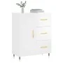 Hochglanzweißes Sperrholz-Sideboard 69,5 x 34 x 90 cm von vidaXL, Sideboards - Ref: Foro24-827894, Preis: 82,16 €, Rabatt: %