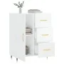 Hochglanzweißes Sperrholz-Sideboard 69,5 x 34 x 90 cm von vidaXL, Sideboards - Ref: Foro24-827894, Preis: 82,16 €, Rabatt: %