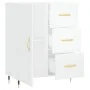 Hochglanzweißes Sperrholz-Sideboard 69,5 x 34 x 90 cm von vidaXL, Sideboards - Ref: Foro24-827894, Preis: 82,16 €, Rabatt: %