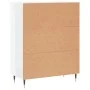 Hochglanzweißes Sperrholz-Sideboard 69,5 x 34 x 90 cm von vidaXL, Sideboards - Ref: Foro24-827894, Preis: 82,16 €, Rabatt: %