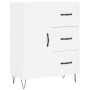 Aparador de madera de ingeniería blanco 69,5x34x90 cm de vidaXL, Aparadores - Ref: Foro24-827908, Precio: 92,47 €, Descuento: %