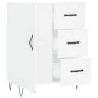 Weißes Sideboard aus Holzwerkstoff, 69,5 x 34 x 90 cm von vidaXL, Sideboards - Ref: Foro24-827908, Preis: 91,37 €, Rabatt: %