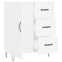 Weißes Sideboard aus Holzwerkstoff, 69,5 x 34 x 90 cm von vidaXL, Sideboards - Ref: Foro24-827908, Preis: 92,47 €, Rabatt: %