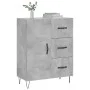 Concrete gray engineered wood sideboard 69.5x34x90 cm by vidaXL, Sideboards - Ref: Foro24-827912, Price: 88,77 €, Discount: %