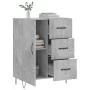 Concrete gray engineered wood sideboard 69.5x34x90 cm by vidaXL, Sideboards - Ref: Foro24-827912, Price: 88,77 €, Discount: %
