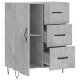 Aparador de madera de ingeniería gris hormigón 69,5x34x90 cm de vidaXL, Aparadores - Ref: Foro24-827912, Precio: 89,49 €, Des...