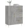 Aparador de madera de ingeniería gris Sonoma 69,5x34x90 cm de vidaXL, Aparadores - Ref: Foro24-827906, Precio: 92,90 €, Descu...