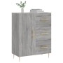 Aparador de madera de ingeniería gris Sonoma 69,5x34x90 cm de vidaXL, Aparadores - Ref: Foro24-827906, Precio: 94,04 €, Descu...