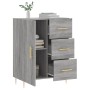 Aparador de madera de ingeniería gris Sonoma 69,5x34x90 cm de vidaXL, Aparadores - Ref: Foro24-827906, Precio: 94,04 €, Descu...