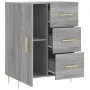 Aparador de madera de ingeniería gris Sonoma 69,5x34x90 cm de vidaXL, Aparadores - Ref: Foro24-827906, Precio: 92,90 €, Descu...