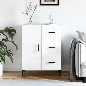 Hochglanzweißes Sperrholz-Sideboard 69,5 x 34 x 90 cm von vidaXL, Sideboards - Ref: Foro24-827918, Preis: 106,06 €, Rabatt: %