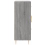 Aparador de madera de ingeniería gris Sonoma 69,5x34x90 cm de vidaXL, Aparadores - Ref: Foro24-827906, Precio: 94,04 €, Descu...