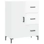 Hochglanzweißes Sperrholz-Sideboard 69,5 x 34 x 90 cm von vidaXL, Sideboards - Ref: Foro24-827918, Preis: 104,74 €, Rabatt: %