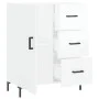 Hochglanzweißes Sperrholz-Sideboard 69,5 x 34 x 90 cm von vidaXL, Sideboards - Ref: Foro24-827918, Preis: 104,74 €, Rabatt: %
