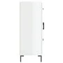 Glossy white plywood sideboard 69.5x34x90 cm by vidaXL, Sideboards - Ref: Foro24-827918, Price: 104,74 €, Discount: %