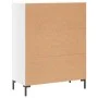 Hochglanzweißes Sperrholz-Sideboard 69,5 x 34 x 90 cm von vidaXL, Sideboards - Ref: Foro24-827918, Preis: 104,74 €, Rabatt: %