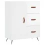 Hochglanzweißes Sperrholz-Sideboard 69,5 x 34 x 90 cm von vidaXL, Sideboards - Ref: Foro24-827886, Preis: 97,88 €, Rabatt: %