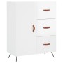 Hochglanzweißes Sperrholz-Sideboard 69,5 x 34 x 90 cm von vidaXL, Sideboards - Ref: Foro24-827886, Preis: 99,10 €, Rabatt: %