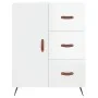 Hochglanzweißes Sperrholz-Sideboard 69,5 x 34 x 90 cm von vidaXL, Sideboards - Ref: Foro24-827886, Preis: 97,88 €, Rabatt: %