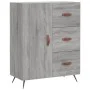 Aparador de madera de ingeniería gris Sonoma 69,5x34x90 cm de vidaXL, Aparadores - Ref: Foro24-827890, Precio: 68,09 €, Descu...