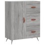 Sonoma-graues Sideboard aus Holzwerkstoff, 69,5 x 34 x 90 cm von vidaXL, Sideboards - Ref: Foro24-827890, Preis: 68,70 €, Rab...