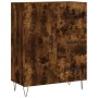 Sideboard aus geräuchertem Eichenholzwerkstoff, 69,5 x 34 x 90 cm von vidaXL, Sideboards - Ref: Foro24-827913, Preis: 66,14 €...
