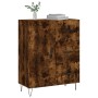 Aparador de madera de ingeniería roble ahumado 69,5x34x90 cm de vidaXL, Aparadores - Ref: Foro24-827913, Precio: 66,14 €