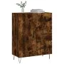 Aparador de madera de ingeniería roble ahumado 69,5x34x90 cm de vidaXL, Aparadores - Ref: Foro24-827913, Precio: 65,55 €, Des...