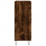 Aparador de madera de ingeniería roble ahumado 69,5x34x90 cm de vidaXL, Aparadores - Ref: Foro24-827913, Precio: 66,14 €
