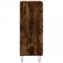 Aparador de madera de ingeniería roble ahumado 69,5x34x90 cm de vidaXL, Aparadores - Ref: Foro24-827913, Precio: 65,55 €, Des...