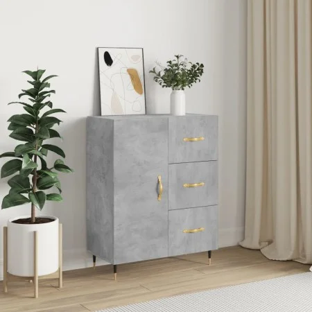 Concrete gray engineered wood sideboard 69.5x34x90 cm by vidaXL, Sideboards - Ref: Foro24-827896, Price: 67,40 €, Discount: %