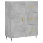 Concrete gray engineered wood sideboard 69.5x34x90 cm by vidaXL, Sideboards - Ref: Foro24-827896, Price: 67,40 €, Discount: %
