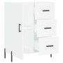 Weißes Sideboard aus Holzwerkstoff, 69,5 x 34 x 90 cm von vidaXL, Sideboards - Ref: Foro24-827924, Preis: 108,59 €, Rabatt: %