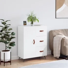 Weißes Sideboard aus Holzwerkstoff, 69,5 x 34 x 90 cm von vidaXL, Sideboards - Ref: Foro24-827884, Preis: 80,50 €, Rabatt: %
