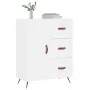 White engineered wood sideboard 69.5x34x90 cm by vidaXL, Sideboards - Ref: Foro24-827884, Price: 80,50 €, Discount: %