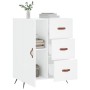 Weißes Sideboard aus Holzwerkstoff, 69,5 x 34 x 90 cm von vidaXL, Sideboards - Ref: Foro24-827884, Preis: 81,37 €, Rabatt: %