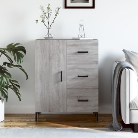 Sonoma gray engineered wood sideboard 69.5x34x90 cm by vidaXL, Sideboards - Ref: Foro24-827922, Price: 102,14 €, Discount: %