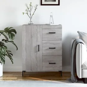 Sonoma gray engineered wood sideboard 69.5x34x90 cm by vidaXL, Sideboards - Ref: Foro24-827922, Price: 100,88 €, Discount: %