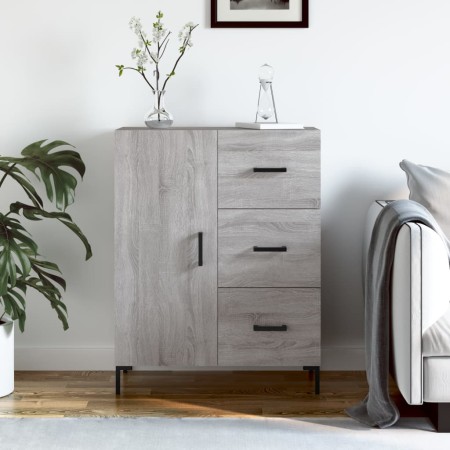 Sonoma gray engineered wood sideboard 69.5x34x90 cm by vidaXL, Sideboards - Ref: Foro24-827922, Price: 102,14 €, Discount: %