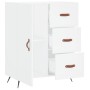 Weißes Sideboard aus Holzwerkstoff, 69,5 x 34 x 90 cm von vidaXL, Sideboards - Ref: Foro24-827884, Preis: 81,37 €, Rabatt: %