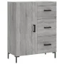 Sonoma gray engineered wood sideboard 69.5x34x90 cm by vidaXL, Sideboards - Ref: Foro24-827922, Price: 100,88 €, Discount: %